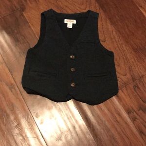 Boys Black Vest